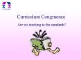 Curriculum Congruence