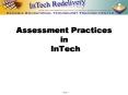 Assessment Practices in InTech