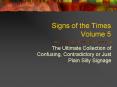 Signs of the Times Volume 5