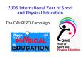2005 International Year of Sport and Physical Education