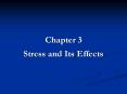 Stress and Its Effects