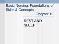 Basic Nursing: Foundations of Skills