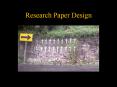 Research Paper Design