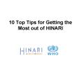 10 Top Tips for Getting the Most out of HINARI