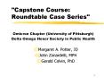 Capstone Course: Roundtable Case Series
