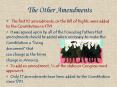 The Other Amendments