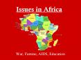 Issues in Africa