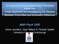 Turning the ProcessDissociation Procedure Inside Out: