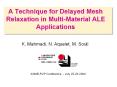 A Technique for Delayed Mesh Relaxation in Multi-Material ALE Applications