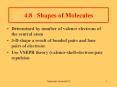 4'8 Shapes of Molecules