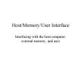 HostMemoryUser Interface