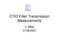 CTIO Filter Transmission Measurements