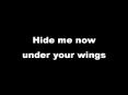 Hide me now under your wings