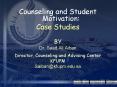 Counseling and Student Motivation: