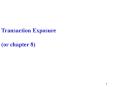 Transaction Exposure