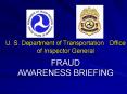 U' S' Department of Transportation Office of Inspector General