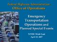 Federal Highway Administration Office of Operations