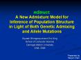 mStruct: A New Admixture Model for Inference of Population Structure in Light of Both Genetic Admixi
