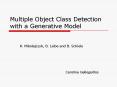 Multiple Object Class Detection with a Generative Model
