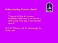 Understanding Seismic Events