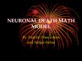 NEURONAL DEATH MATH MODEL