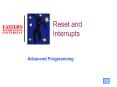 Reset and Interrupts