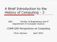 A Brief Introduction to the History of Computing 3