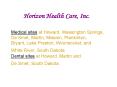 Medical sites at Howard, Wessington Springs, De Smet, Martin, Mission, Plankinton, Bryant, Lake Pres