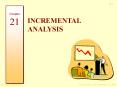 INCREMENTAL ANALYSIS