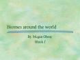 Biomes around the world