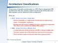 Architecture Classifications