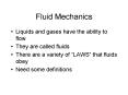 Fluid Mechanics