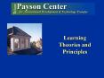 Learning Theories and Principles