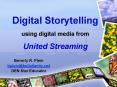 Digital Storytelling using digital media from United Streaming