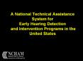 A National Technical Assistance System for Early Hearing Detection and Intervention Programs in the