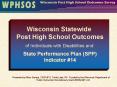 PowerPoint Presentation Post School Followup, Performance Indicators 13