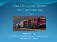 MIM 534 Global Logistics Mode presentation Rail