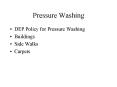 Pressure Washing