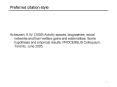 Preferred citation style