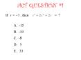 ACT QUESTION