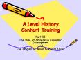A Level History Content Training