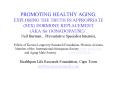 PROMOTING HEALTHY AGING: EXPLORING THE TRUTH IN APPROPRIATE SEX HORMONE REPLACEMENT AKA for GONADOPA