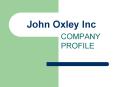 COMPANY PROFILE