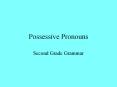 Possessive Pronouns