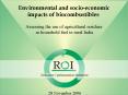 Environmental and socioeconomic impacts of biocombustibles