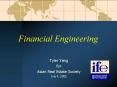 Financial Engineering