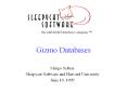 Gizmo Databases