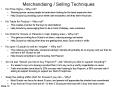 Merchandising Selling Techniques