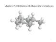 Chapter 3: Conformations of Alkanes and Cycloalkanes