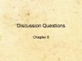 Discussion Questions